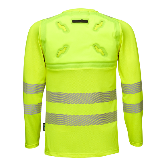 Bodycool T-Shirt mit trockener Verdunstung, Reflektoren nach ISO20471 Class2 (Kopie)