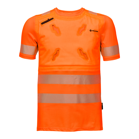Bodycool T-Shirt mit trockener Verdunstung, Reflektoren nach ISO20471 Class2 (Kopie)