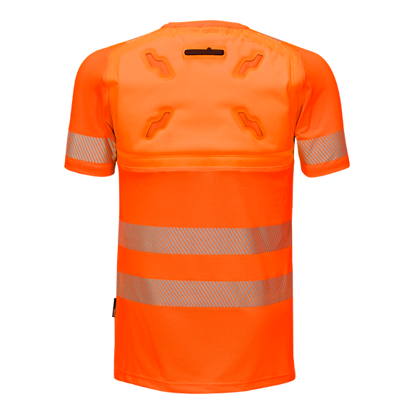 Bodycool T-Shirt mit trockener Verdunstung, Reflektoren nach ISO20471 Class2 (Kopie)