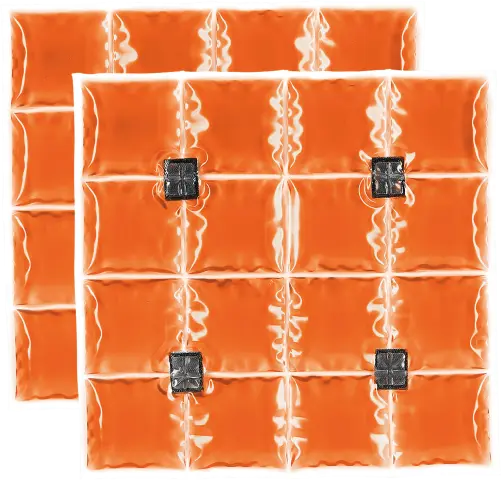 Coussinets rafraîchissants 100 % bio PCM à 8 cellules, lot de 4 pour Bodycool Pro en néoprène