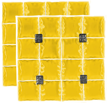 Coussinets rafraîchissants 100 % bio PCM à 8 cellules, lot de 4 pour Bodycool Pro en néoprène - 0