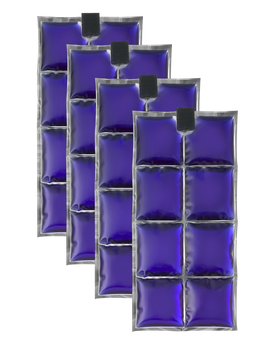 Inserts de refroidissement 100% BIO PCM 8 cellules, 4ER Set - 0