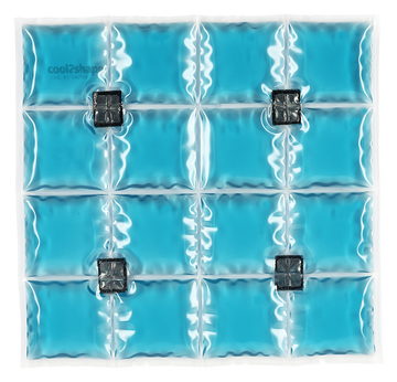 Biobasierte PCM-Einsätze für Cool2Shape Beine oder Weste 15˚C, (2 Stk.)